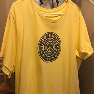 Life is good Tops - Washed once but never used Life is Good Tshirt! Life is good Tops - Washed once but never used Life is Good Tshirt!